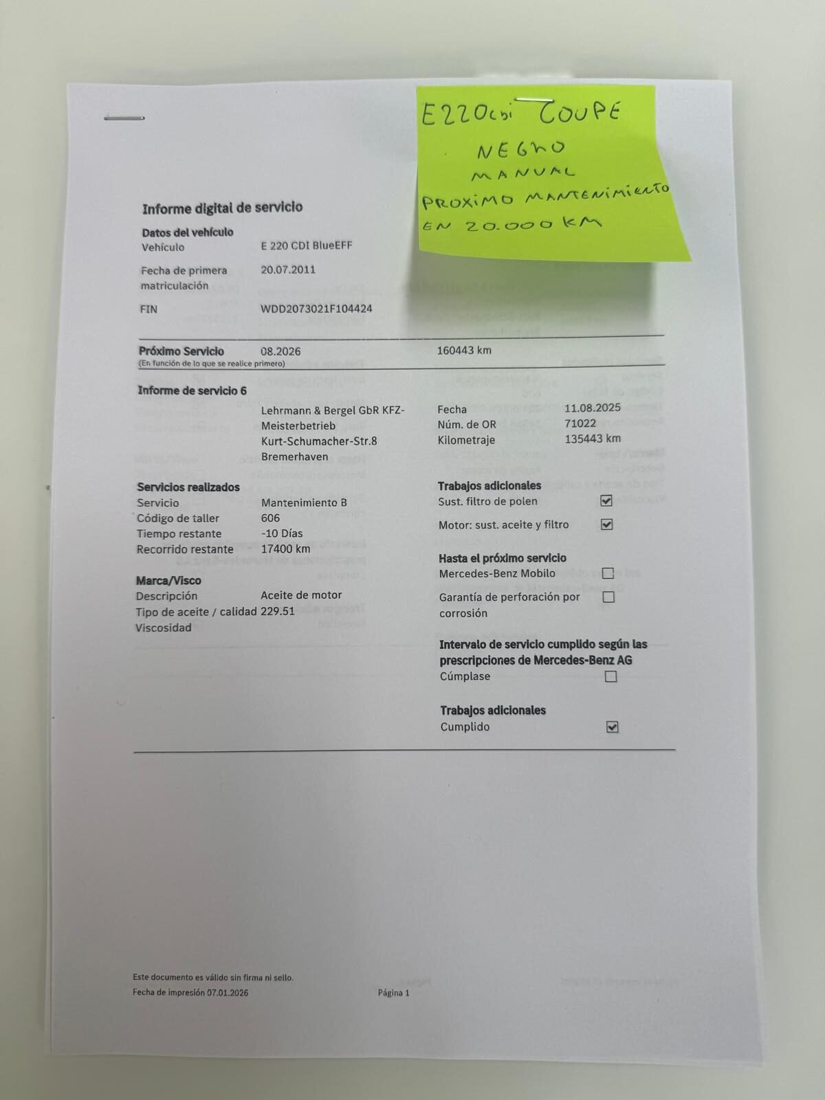 MERCEDES-BENZ Clase E 220 CDI 