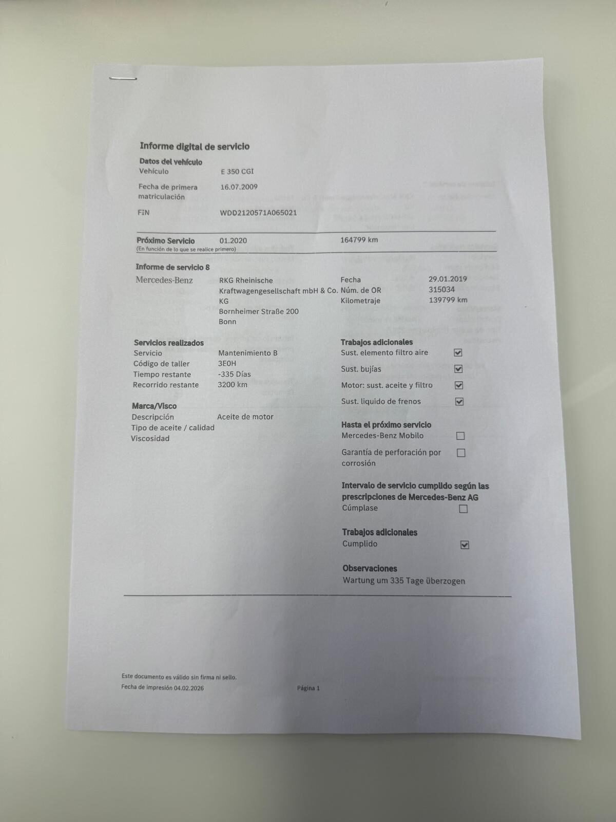 MERCEDES-BENZ Clase E 350 CGI AMG