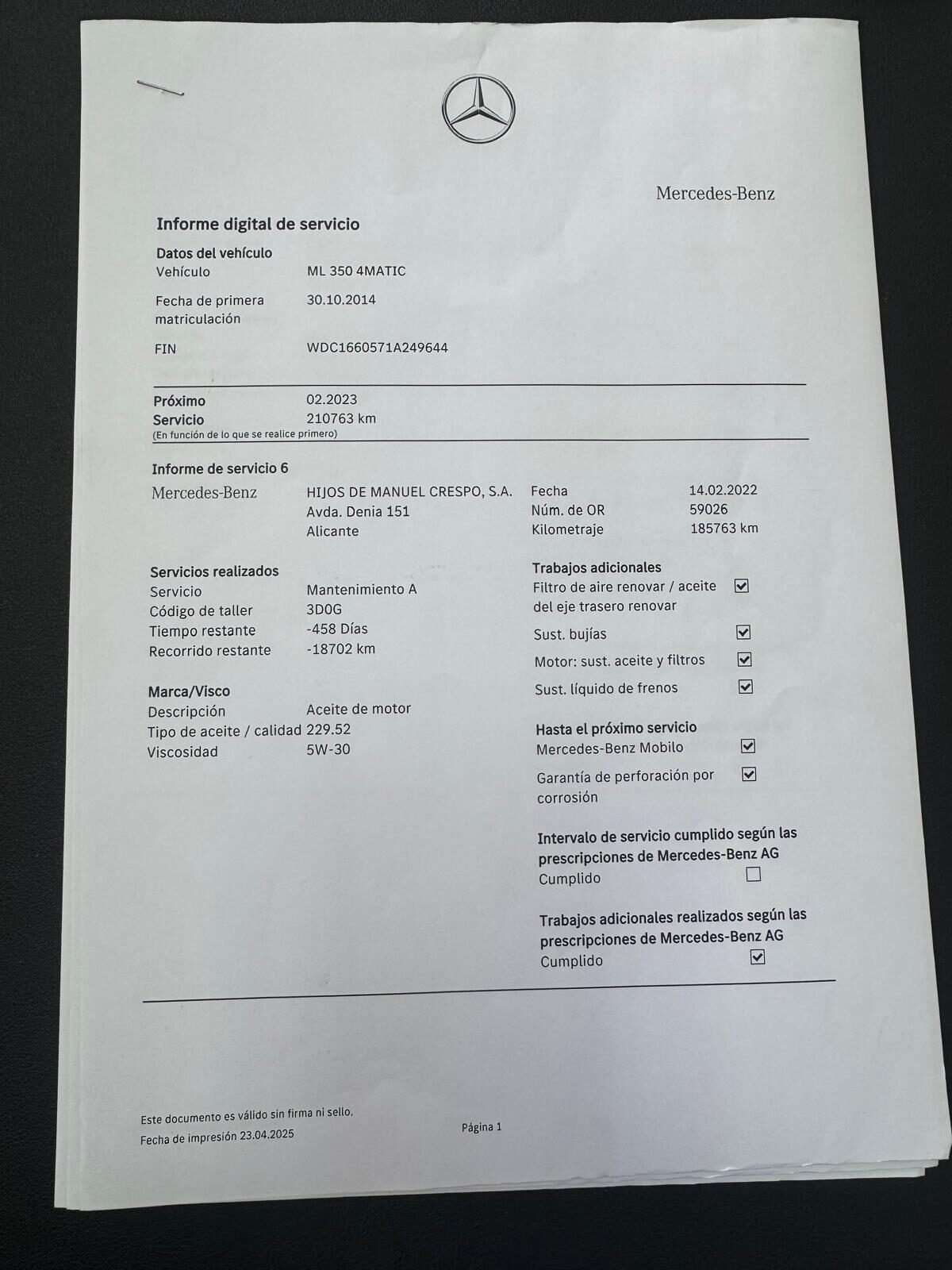 MERCEDES-BENZ ML 350