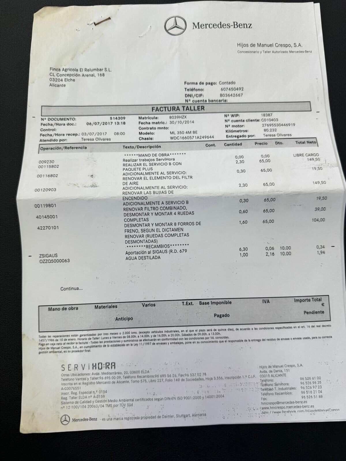 MERCEDES-BENZ ML 350