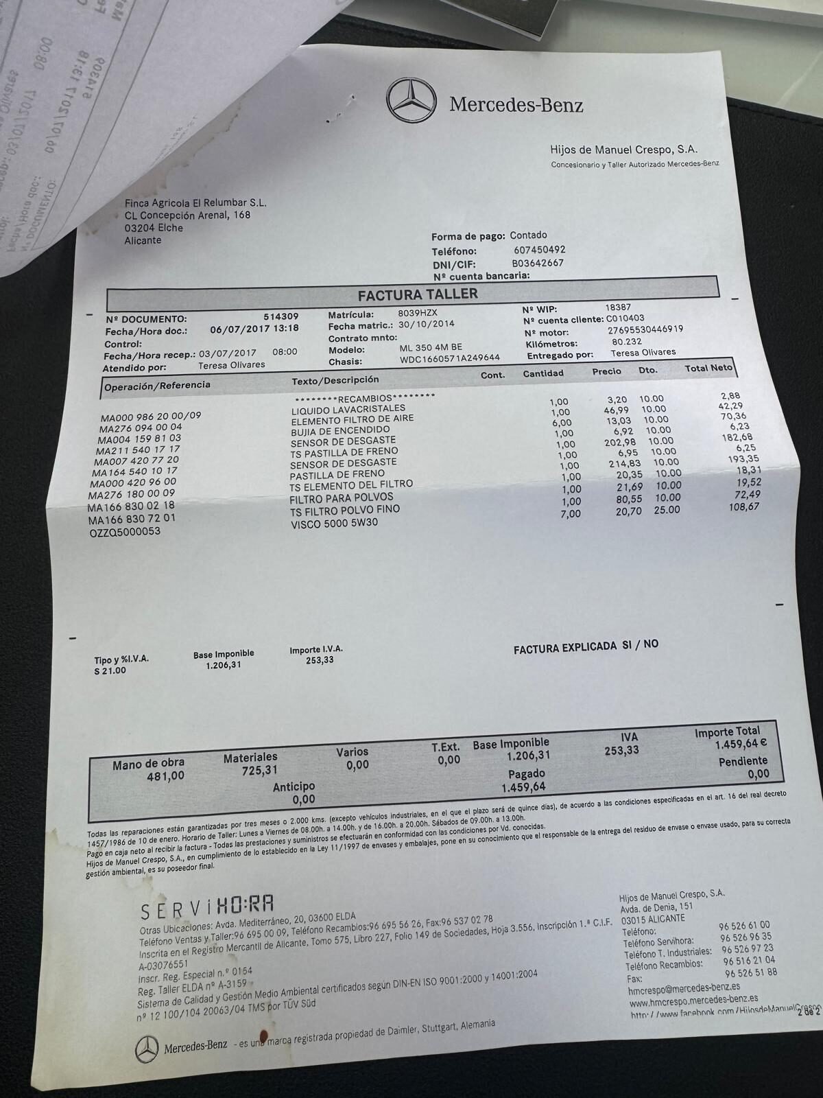 MERCEDES-BENZ ML 350