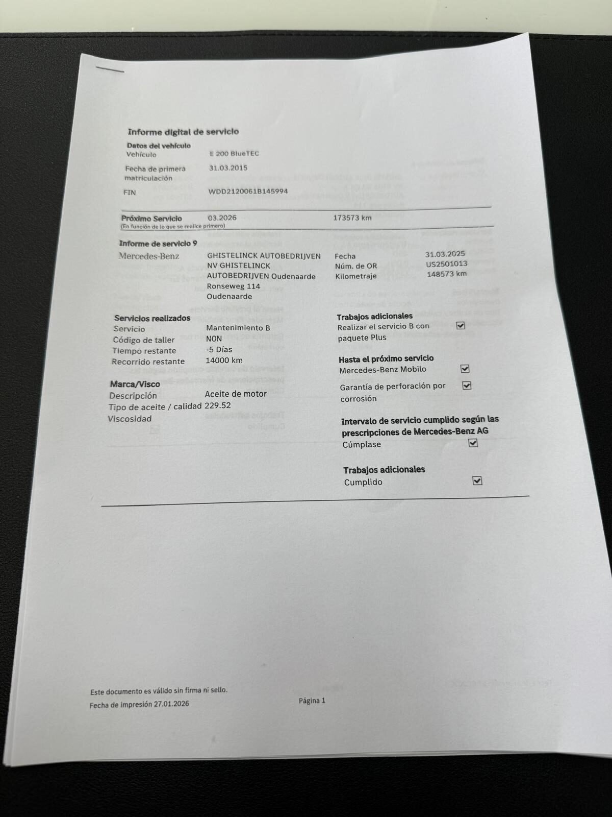 MERCEDES-BENZ Clase E 220 CDI 